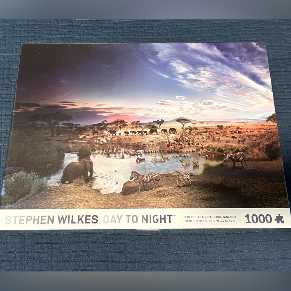 Serengeti puzzle 1000 pieces (used but all pieces intact)